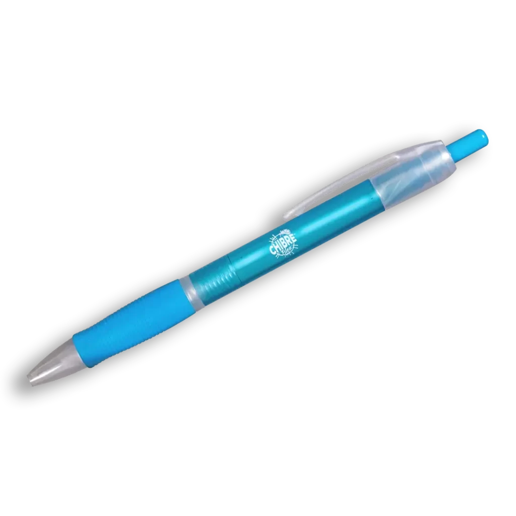 stylo bille chibre bleu