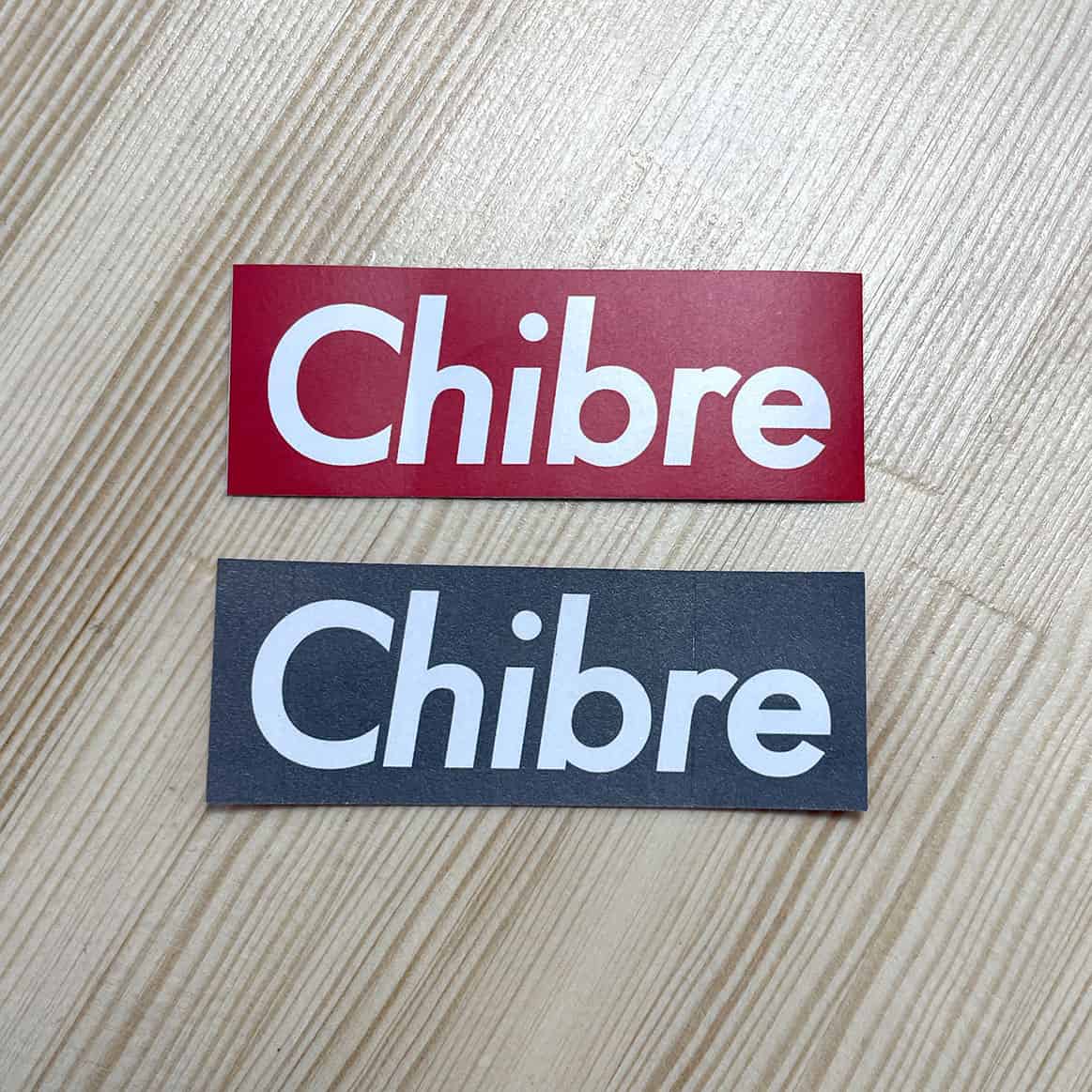 Stickers Chibre Rouge Supreme recto verso